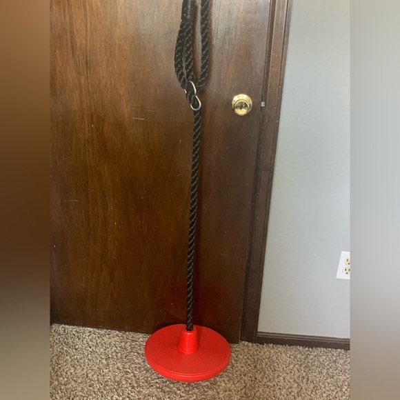 Red Rope Swing Disc Backyard NEW - Picture 1 of 10